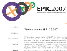 EPIC 2007 webpage